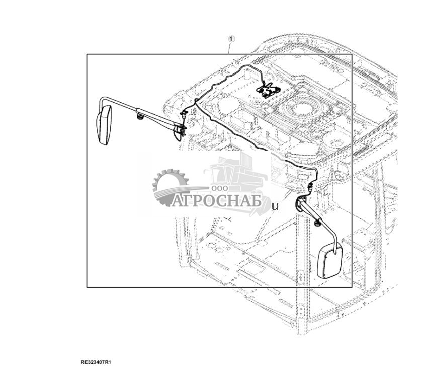 Навесное оборудование, зеркало с электроприводом наклона - ST775960 981.jpg